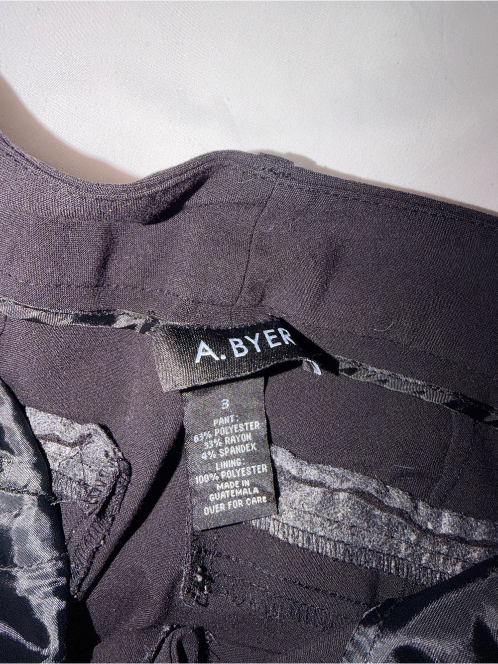 A. Byer Black Dress Pants - Picture 4 of 5